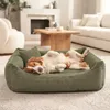 4L Textil MOLLY Hundebett aus Cord mit erhöhtem Rand, Produktbild-Vorschau 2