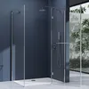 doporro Cabine de Douche Transparent en Angle 90x110cm Voir les images du produit 2