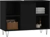 vidaXL Armoire de salle de bain noire 80x33x60 cm Bois Voir les images du produit 3