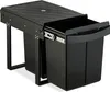 Relaxdays Einbaumülleimer, 2 Fächer, 2x 20 l, HxBxT: 41,3 x Produktbild-Vorschau 1