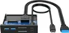 Graugear USB-HUB+Kartenleser Multi Front Panel, Type-C USB Náhled obrázku produktu 1