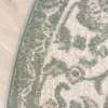 Teppich Vintage Rund - Spring Medaillon Grün Creme Produktbild-Vorschau 4