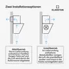 Klarstein Wavyn schräge Dunstabzugshaube – Wandmontierter Produktbild-Vorschau 4