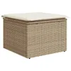 vidaXL 7-tlg. Garten-Sofagarnitur mit Kissen Beige Poly Produktbild-Vorschau 3