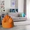 Eleganter Sitzsack, orange Farbe, Maße 80 x 120 x 80 cm Produktbild-Vorschau 2