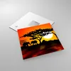 Bilder auf glas - Tiere Safari Savanne Giraffe - 30x30cm - Produktbild-Vorschau 2