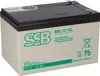 Batteria al piombo SSB SBL 12-12L Batteria AGM 6,3 mm Anteprima dell’immagine prodotto 1
