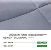 Gewichtsdecke für Erwachsene aus 100% Baumwolle, Produktbild-Vorschau 6