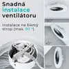 Stropní ventilátor Noaton®  12058B Triton s osvětlením, Náhled obrázku produktu 9