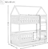 MTJMöbel patrová postel ZUZIA 160x80cm s matrací, dětská Náhled obrázku produktu 2