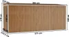 vidaXL Capannone attaccato Marrone 118x382x178 cm Acciaio Anteprima dell’immagine prodotto 9