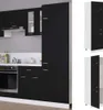 vidaXL Armoire réfrigérée Lyon noir 60x57x207 cm Bois Voir les images du produit 2