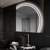Unregelmäßiger asymmetrischer angeschnitten Spiegel mit LED Produktbild-Vorschau 1