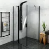 Polysan ZOOM Black Rechteckige Duschkabine 1000x800mm L/R Produktbild-Vorschau 2