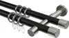 Interdeco Gardinenstange / Vorhangstange Schwarz / Produktbild-Vorschau 1