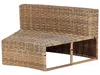 BELIANI Gartenmöbel Set Goldbraun Rattan u. Aluminium Produktbild-Vorschau 7