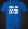 Herren T-Shirt mit Spruch Bin da kann losgehen Fun-Shirt Produktbild-Vorschau 2