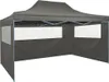 Skládací stan se 3 stěnami 431x291x315 cm antracitový Náhled obrázku produktu 1