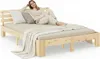 Dřevěná postel Homestyle4u 140x200 cm - Postel z Náhled obrázku produktu 20
