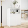 vidaXL Sideboard mit LED Weiß 72x34x100 cm Holzwerkstoff Produktbild-Vorschau 4