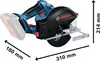 Bosch GKM 18V-50 Professional - Kreissäge - schnurlos - 136 Voir les images du produit 17