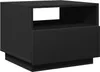 Mesa de centro con luces LED, color negro, 50x49x40 cm Vista previa de la imagen del producto 7