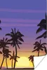 MuchoWow® Poster Sonne - Palme - Meer 40x60 cm - Plakate Produktbild-Vorschau 1