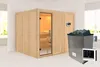 Karibu Sauna Heimsauna Innensauna KALLE 7 68mm Wandstärke Produktbild-Vorschau 2