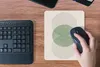 MuchoWow® Mauspad Mousepad Kreis - Linien - Abstrakt - Grün Produktbild-Vorschau 4