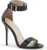 AMUSE-10 Damen Sandale von Pleaser, Schwarz Matt , EU 44, Produktbild-Vorschau 1