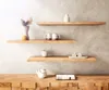 DELIFE Wandregal Edge 145 cm Akazie Natur gerade Kante Produktbild-Vorschau 5