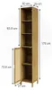 Koupelnová skříňka Vicco Liora Bambus 30 x 170 cm, Model Náhled obrázku produktu 1