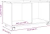 vidaXL Skříňka na kolečkách Artisan dub 72x33x42,5 cm Náhled obrázku produktu 8