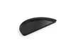 A black half-moon shaped drip pan is shown against a white background. Produktbild-Vorschau