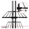 Asciugatrice pieghevole verticale con ruote, altezza 178 cm Anteprima dell’immagine prodotto 10