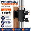 2er-Set Deckschirmhalter aus Edelstahl, Produktbild-Vorschau 3