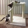Kratzbaum und Hängematte Katzenbetten, Höhe 51cm Milchig Produktbild-Vorschau 6