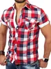 Reslad Herren Kurzarm Hemd Oceanside RS-7065 Rot XL Produktbild-Vorschau 1