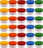 30 Salbendosen, Cremedosen 6ml mit farbigen Deckeln - Produktbild-Vorschau 1