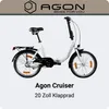 Agon Cruiser 20 Zoll Klapprad weiß Produktbild-Vorschau 2