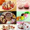 Collage of various desserts including ice cream, fruit, and chocolate fondue. Náhled obrázku produktu