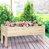 Hochbeet aus Tannenholz, Blumenbeet mit 5 Ablauflöchern, Produktbild-Vorschau 6