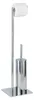 Support pour toilettes WENKO, comprenant : brosse pour Voir les images du produit 1