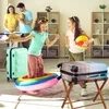 Relaxdays Stojan na kufre z dreva, sada 2 ks, sklopná Náhľad obrázku produktu 3