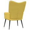 Relaxsessel mit Hocker Senfgelb Stoff Produktbild-Vorschau 6