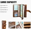 Echtleder Crazy Horse Leder Reisen Geschenk Münztasche Produktbild-Vorschau 11