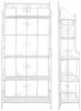 Scaffale in piedi Ciara Anteprima dell’immagine prodotto 3