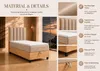 Trinity K-1 Einzelbett 100x200 Beige| Boxspringbett mit Produktbild-Vorschau 5