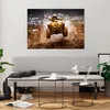 Bilder auf glas - Schlamm Schmutz Dakar Aktion - 100x70cm - Produktbild-Vorschau 6