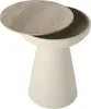Miliboo - Runder Design-Beistelltisch mit Ablage aus Produktbild-Vorschau 4
